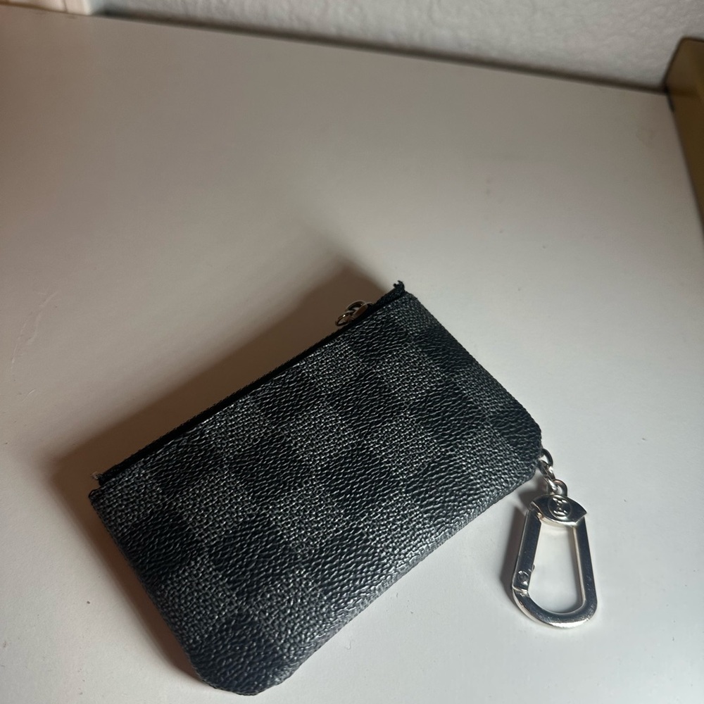 Louis Vuitton Black Zippered Coin Pouch - Picture 2 of 5